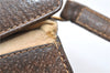 Authentic GUCCI Web Sherry Line Shoulder Cross Bag GG PVC Leather Brown 0866G