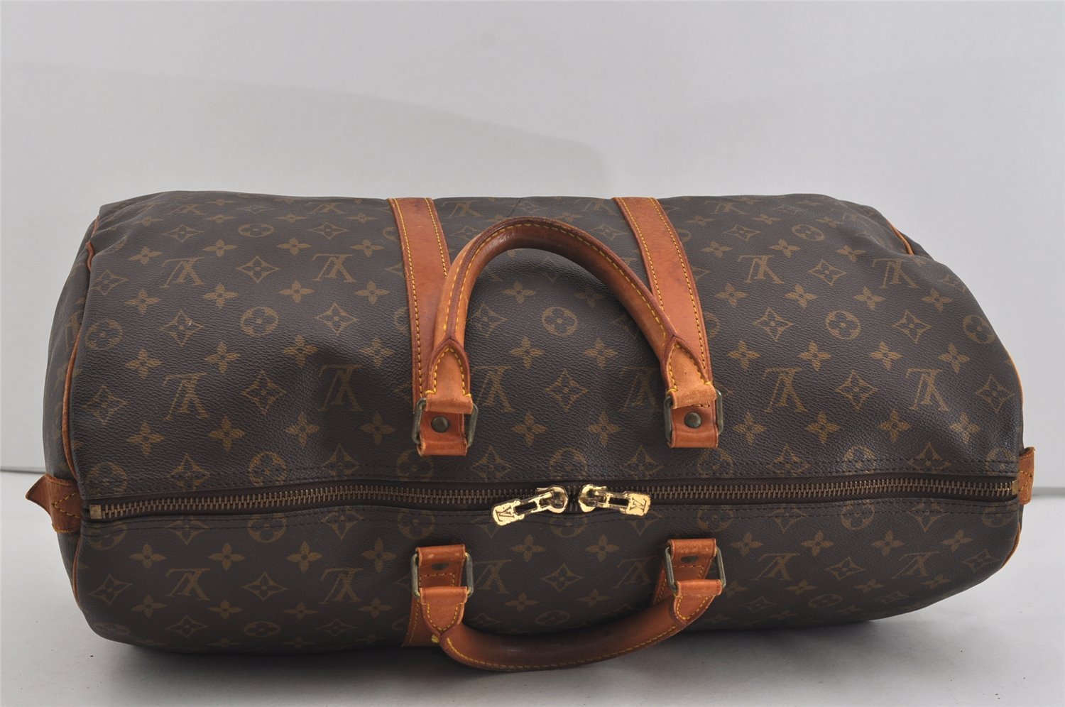 Authentic Louis Vuitton Monogram Keepall 50 Travel Boston Bag M41426 LV 0866I