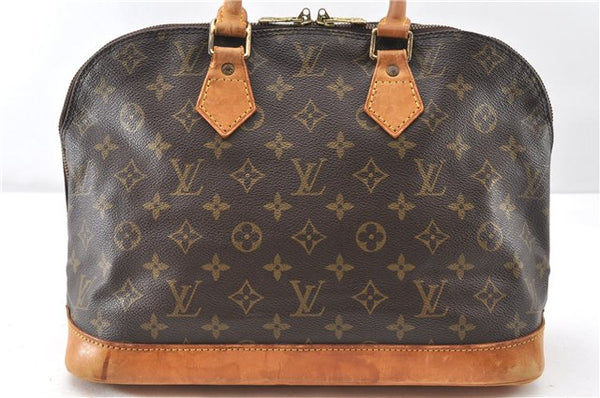 Authentic Louis Vuitton Monogram Alma Hand Bag Purse M51130 LV 0867G