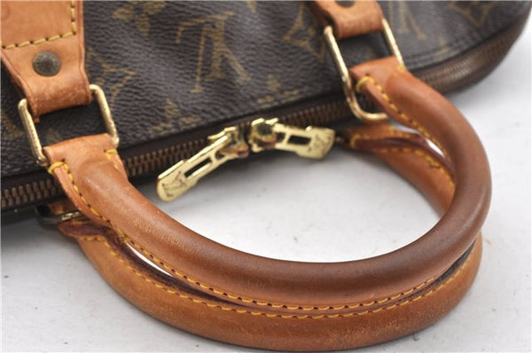Authentic Louis Vuitton Monogram Alma Hand Bag Purse M51130 LV 0867G