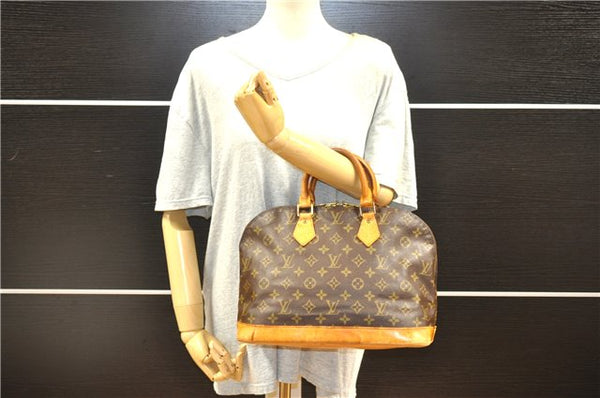 Authentic Louis Vuitton Monogram Alma Hand Bag Purse M51130 LV 0867G
