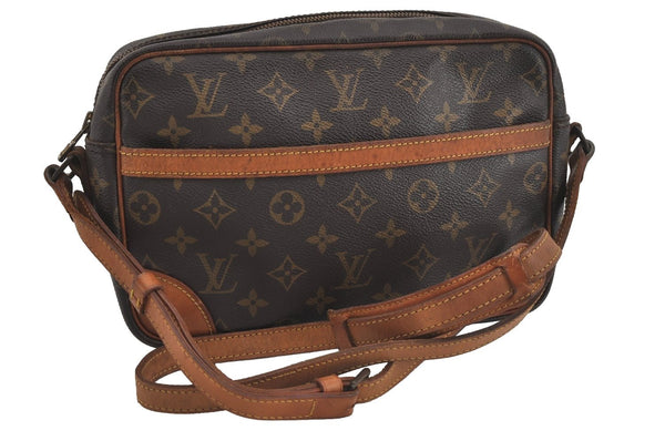 Authentic Louis Vuitton Monogram Trocadero 27 Shoulder Cross Bag M51274 LV 0868I