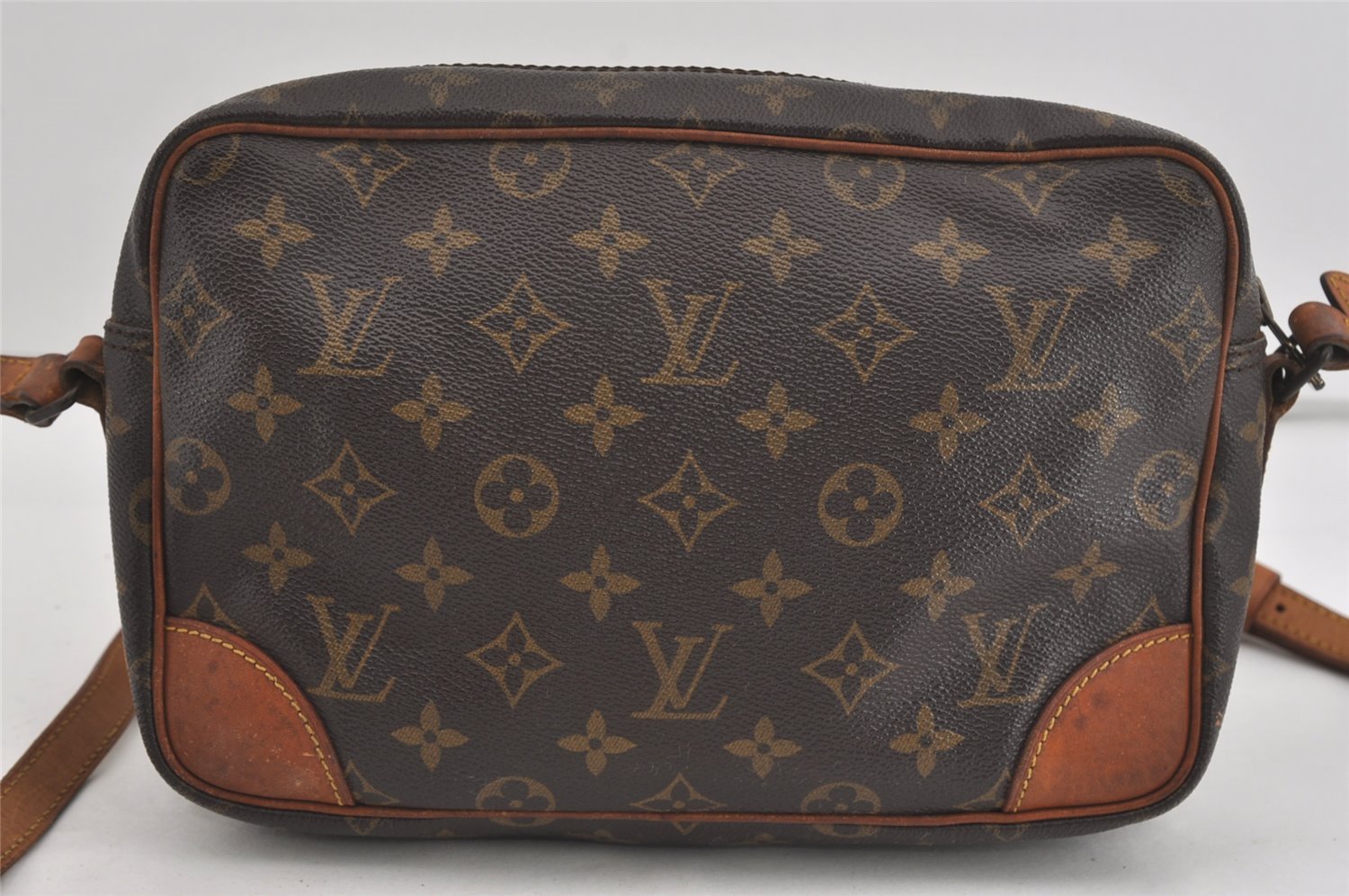 Authentic Louis Vuitton Monogram Trocadero 27 Shoulder Cross Bag M51274 LV 0868I