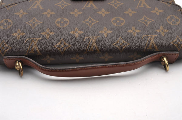Authentic Louis Vuitton Monogram Monceau 2Way Shoulder Hand Bag M51185 LV 0870I