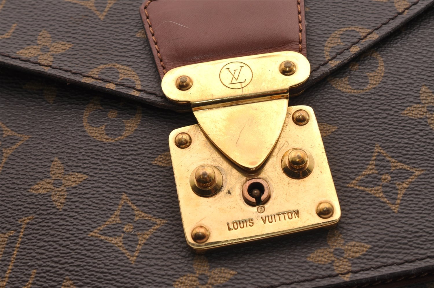 Authentic Louis Vuitton Monogram Monceau 2Way Shoulder Hand Bag M51185 LV 0870I