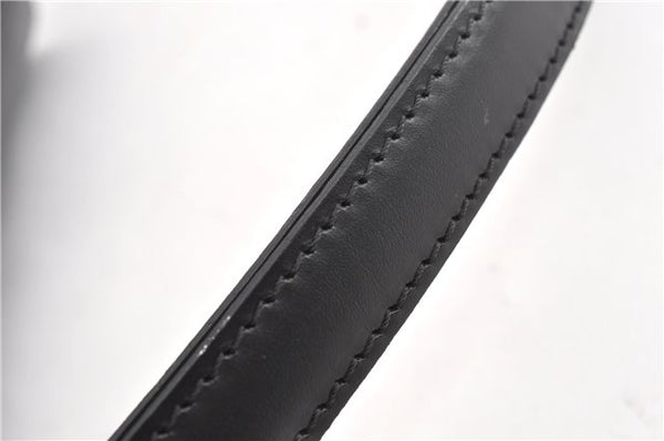 Authentic Louis Vuitton Epi Oche Shoulder Cross Bag Black Blue M52445 LV 0871G