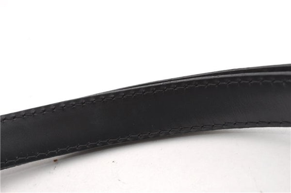 Authentic Louis Vuitton Epi Oche Shoulder Cross Bag Black Blue M52445 LV 0871G