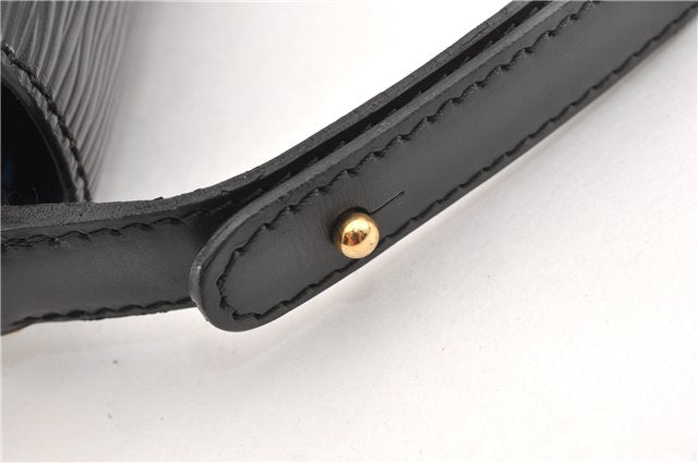 Authentic Louis Vuitton Epi Oche Shoulder Cross Bag Black Blue M52445 LV 0871G