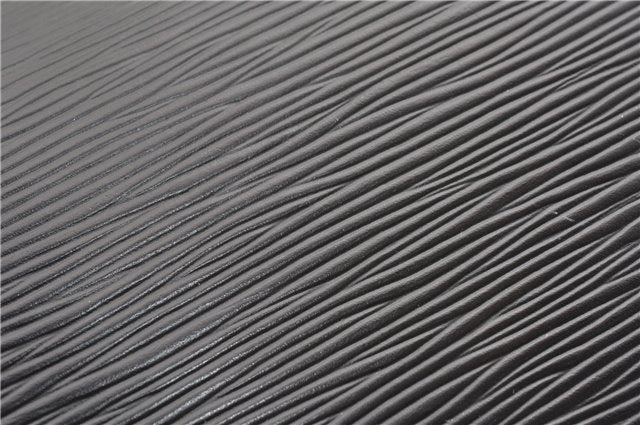 Authentic Louis Vuitton Epi Oche Shoulder Cross Bag Black Blue M52445 LV 0871G