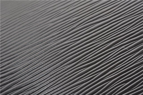 Authentic Louis Vuitton Epi Oche Shoulder Cross Bag Black Blue M52445 LV 0871G