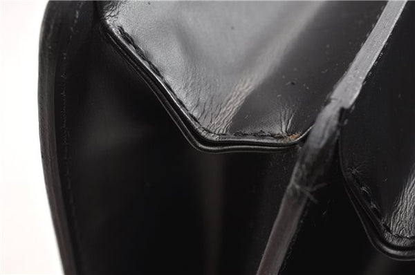 Authentic Louis Vuitton Epi Oche Shoulder Cross Bag Black Blue M52445 LV 0871G