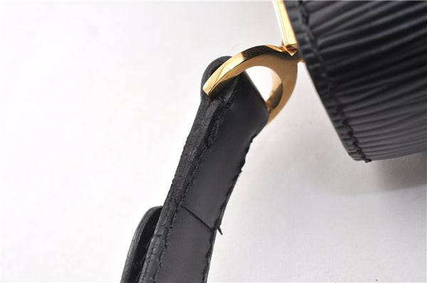 Authentic Louis Vuitton Epi Oche Shoulder Cross Bag Black Blue M52445 LV 0871G