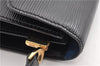 Authentic Louis Vuitton Epi Oche Shoulder Cross Bag Black Blue M52445 LV 0871G