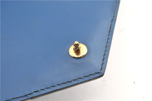 Authentic Louis Vuitton Epi Oche Shoulder Cross Bag Black Blue M52445 LV 0871G