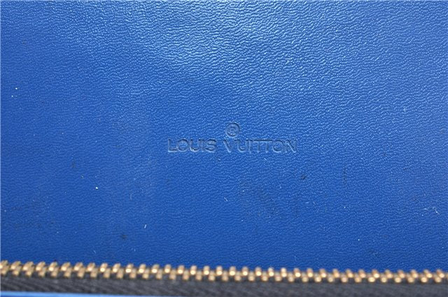 Authentic Louis Vuitton Epi Oche Shoulder Cross Bag Black Blue M52445 LV 0871G