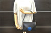 Authentic Louis Vuitton Epi Oche Shoulder Cross Bag Black Blue M52445 LV 0871G