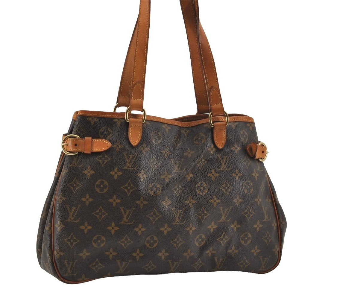 Authentic Louis Vuitton Monogram Batignolles Horizontal Tote Bag M51154 LV 0871I
