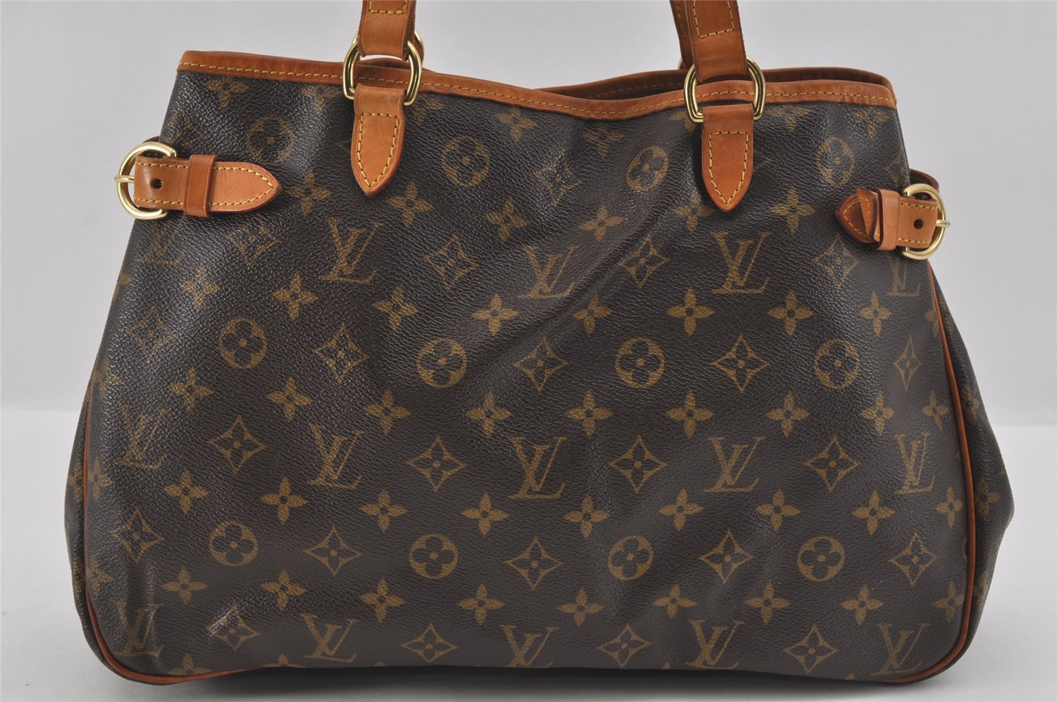 Authentic Louis Vuitton Monogram Batignolles Horizontal Tote Bag M51154 LV 0871I