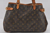 Authentic Louis Vuitton Monogram Batignolles Horizontal Tote Bag M51154 LV 0871I