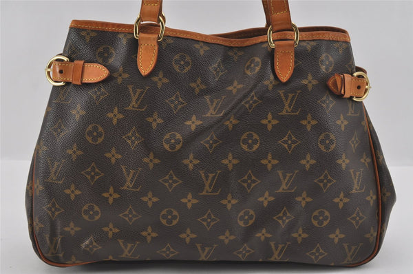 Authentic Louis Vuitton Monogram Batignolles Horizontal Tote Bag M51154 LV 0871I