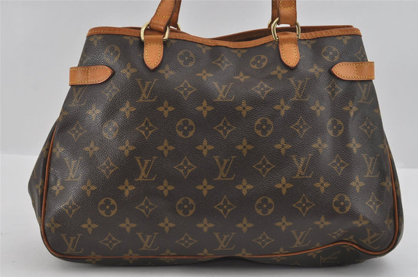Authentic Louis Vuitton Monogram Batignolles Horizontal Tote Bag M51154 LV 0871I