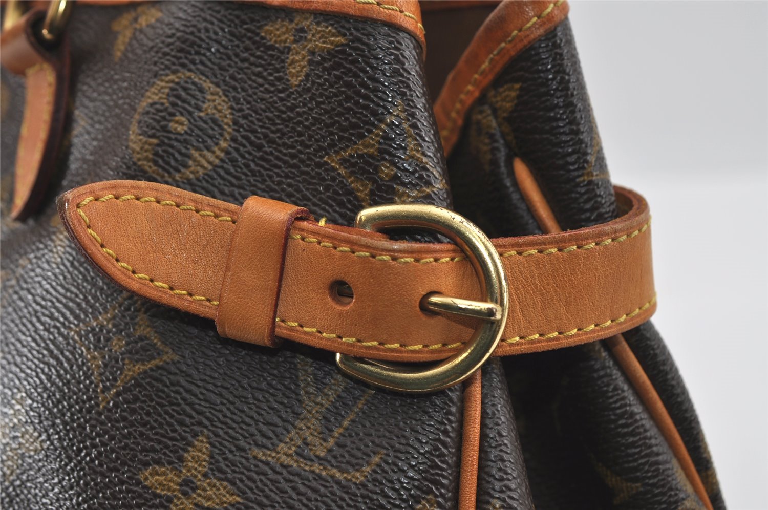 Authentic Louis Vuitton Monogram Batignolles Horizontal Tote Bag M51154 LV 0871I