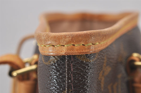 Authentic Louis Vuitton Monogram Bucket PM Shoulder Tote Bag M42238 LV 0873I