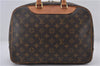 Authentic Louis Vuitton Monogram Deauville Hand Bag M47270 LV 0874E