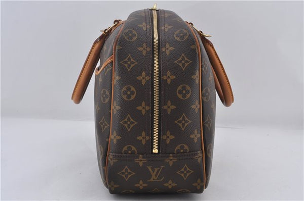 Authentic Louis Vuitton Monogram Deauville Hand Bag M47270 LV 0874E