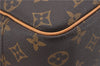 Authentic Louis Vuitton Monogram Deauville Hand Bag M47270 LV 0874E