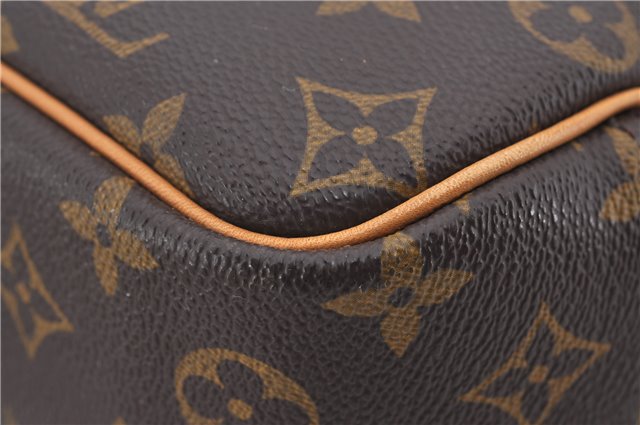 Authentic Louis Vuitton Monogram Deauville Hand Bag M47270 LV 0874E