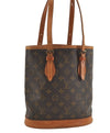 Authentic Louis Vuitton Monogram Bucket PM Shoulder Bag Old Model Junk 0874I