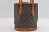 Authentic Louis Vuitton Monogram Bucket PM Shoulder Bag Old Model Junk 0874I