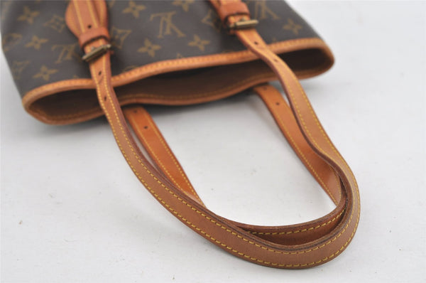 Authentic Louis Vuitton Monogram Bucket PM Shoulder Bag Old Model Junk 0874I