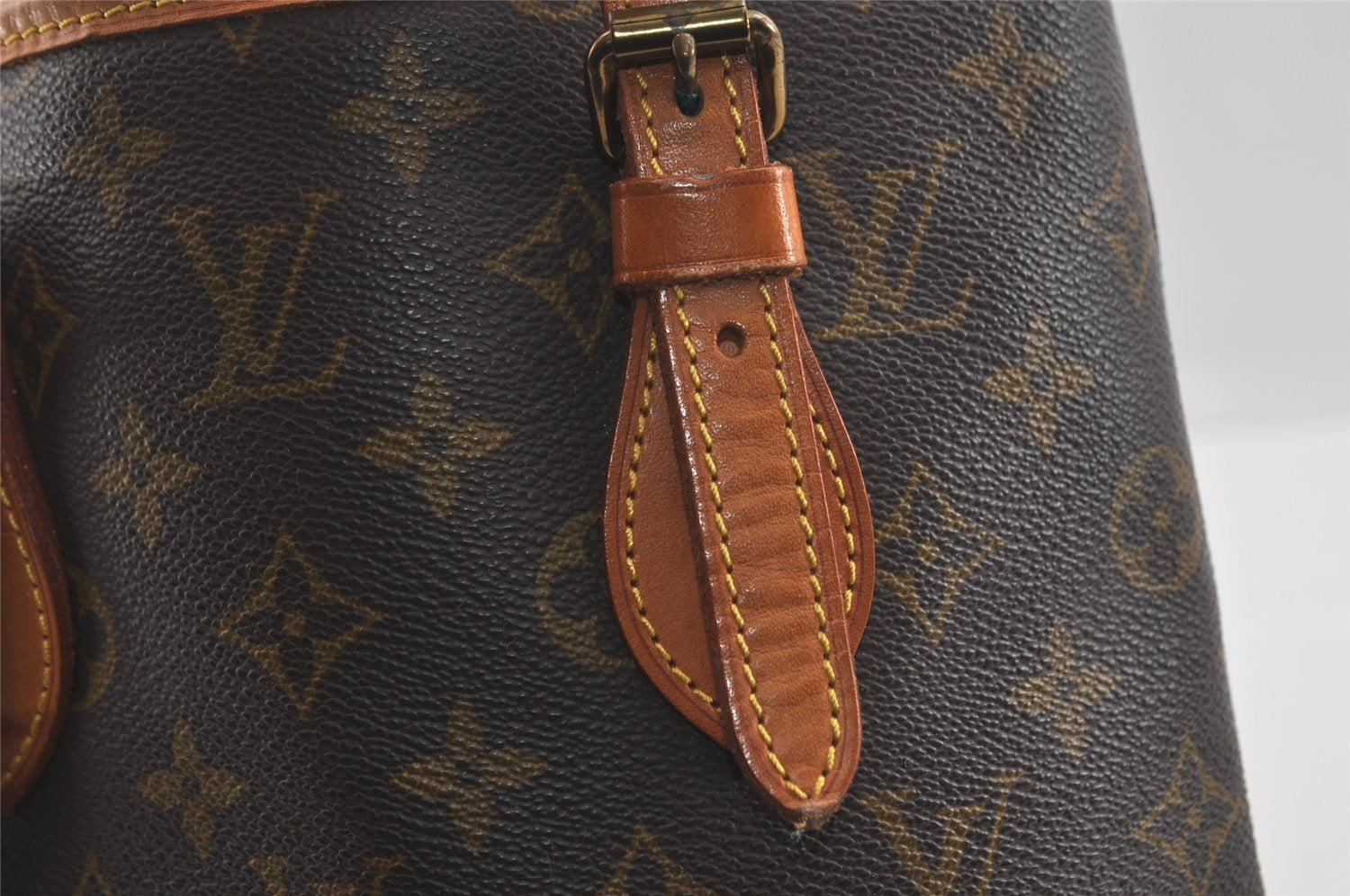 Authentic Louis Vuitton Monogram Bucket PM Shoulder Bag Old Model Junk 0874I