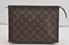 Auth Louis Vuitton Monogram Poche Toilette 26 Cosmetics Pouch Old Model LV 0875I