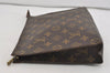 Auth Louis Vuitton Monogram Poche Toilette 26 Cosmetics Pouch Old Model LV 0875I