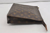 Auth Louis Vuitton Monogram Poche Toilette 26 Cosmetics Pouch Old Model LV 0875I