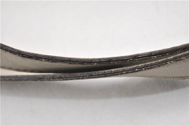 Authentic GUCCI Guccissima Abbey GG Leather Shoulder Tote Bag 141470 Ivory 0876G