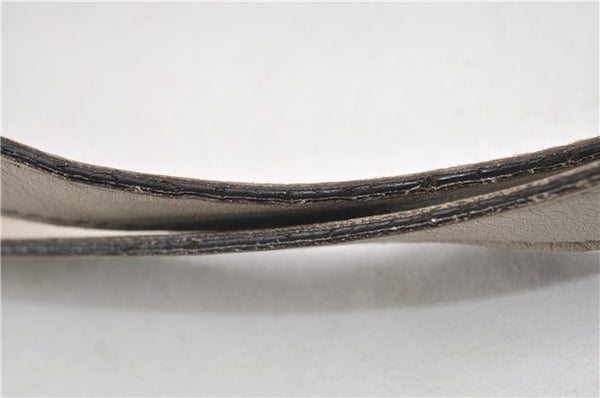 Authentic GUCCI Guccissima Abbey GG Leather Shoulder Tote Bag 141470 Ivory 0876G