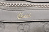 Authentic GUCCI Guccissima Abbey GG Leather Shoulder Tote Bag 141470 Ivory 0876G