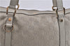 Authentic GUCCI Guccissima Abbey GG Leather Shoulder Tote Bag 141470 Ivory 0876G