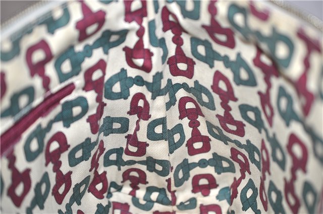 Authentic GUCCI Guccissima Abbey GG Leather Shoulder Tote Bag 141470 Ivory 0876G