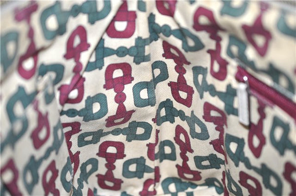 Authentic GUCCI Guccissima Abbey GG Leather Shoulder Tote Bag 141470 Ivory 0876G