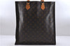 Authentic Louis Vuitton Monogram Sac Plat Hand Bag M51140 LV 0877D