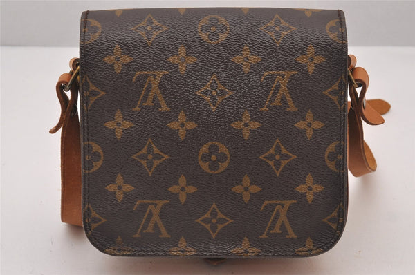 Authentic Louis Vuitton Monogram Cartouchiere PM M51254 Shoulder Cross Bag 0877I