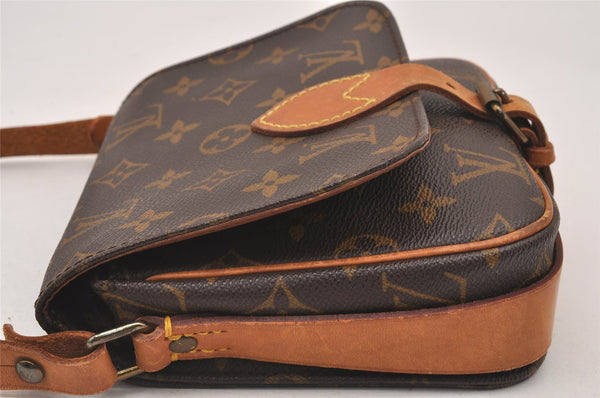 Authentic Louis Vuitton Monogram Cartouchiere PM M51254 Shoulder Cross Bag 0877I