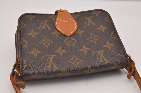 Authentic Louis Vuitton Monogram Cartouchiere PM M51254 Shoulder Cross Bag 0877I