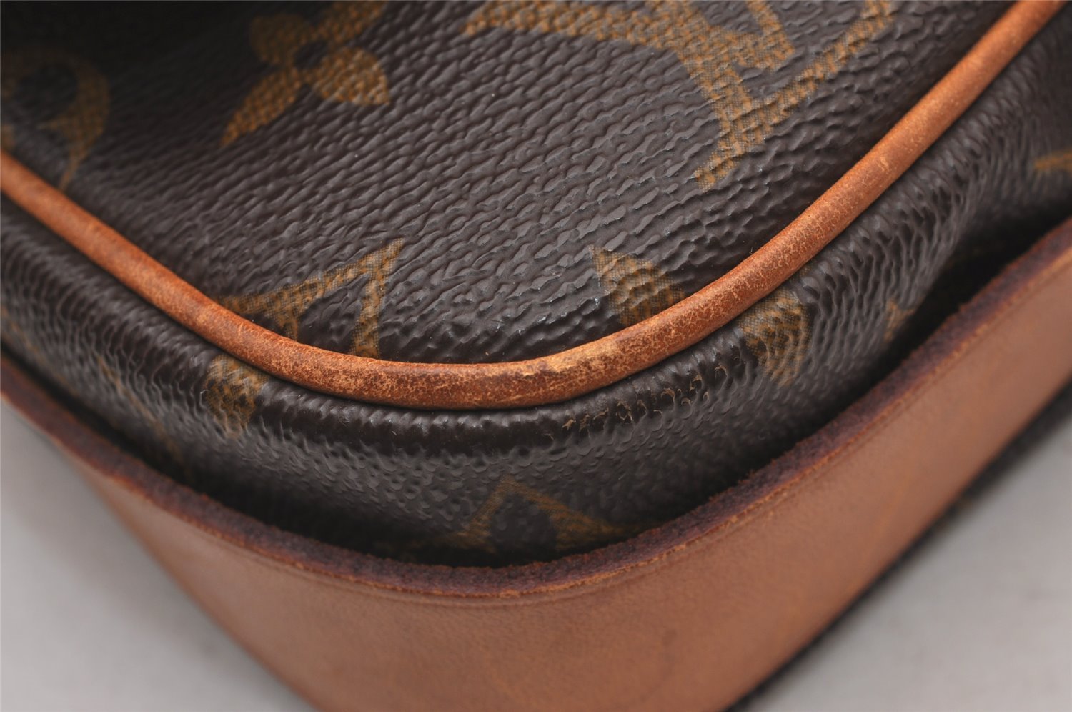 Authentic Louis Vuitton Monogram Cartouchiere PM M51254 Shoulder Cross Bag 0877I