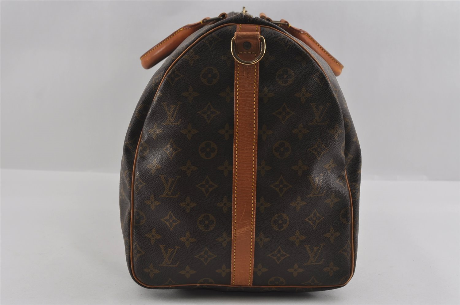 Authentic Louis Vuitton Monogram Keepall Bandouliere 55 M41414 Boston Bag 0878I